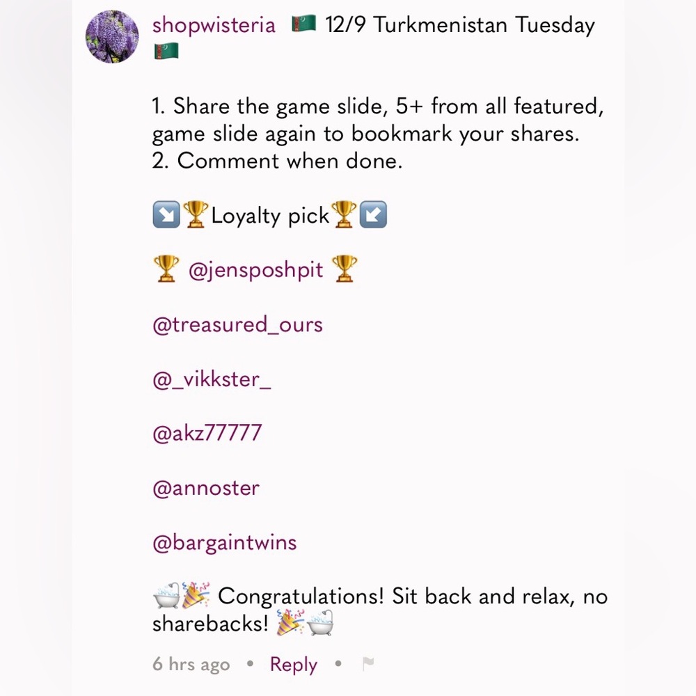 I’M FEATURED! Come join the fun
Share Game Trekking the World @shopwisteria - Picture 13 of 14